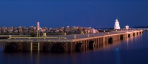 Dover Pier at Night.